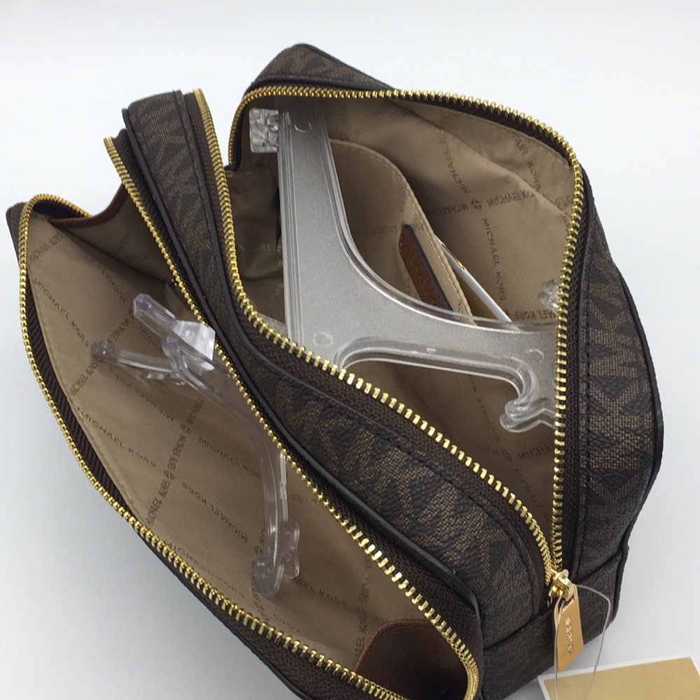 Michael Kors Jet Set Travel LG DBL ZIP TRV POUCH - Picture 10 of 10